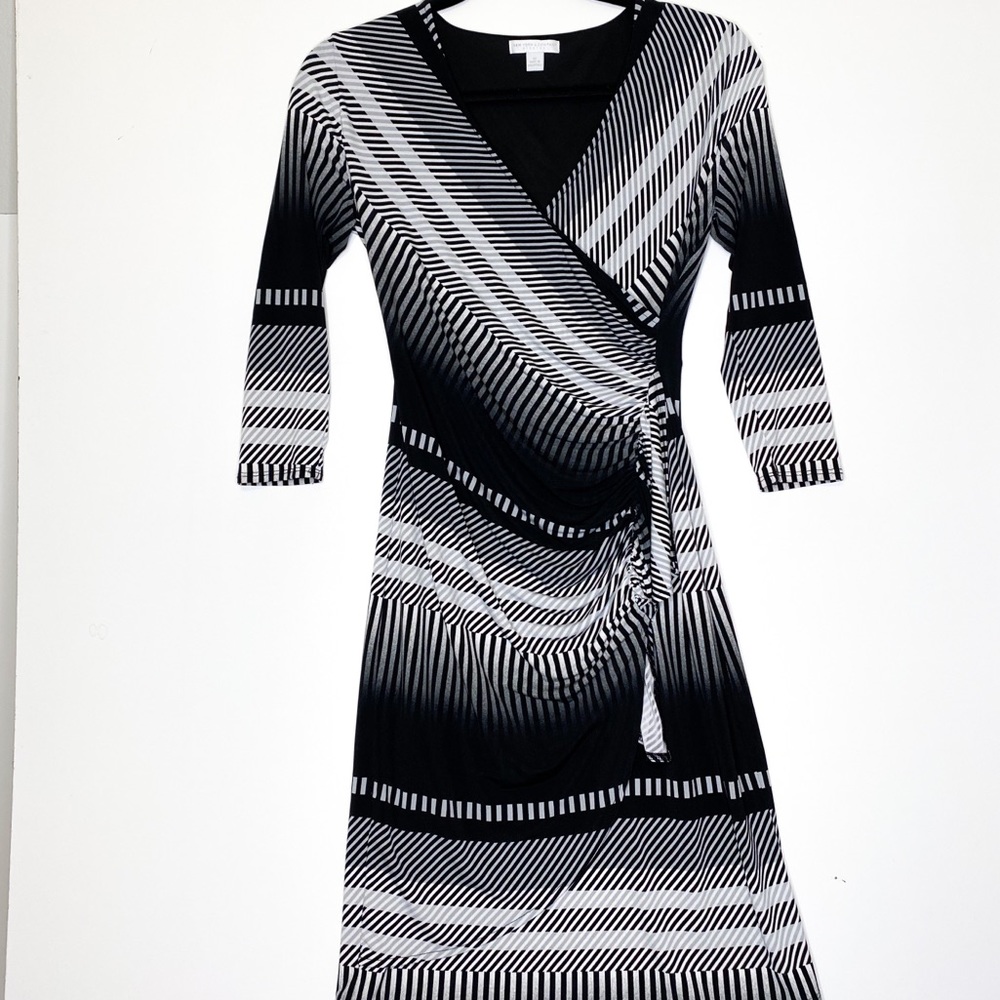 New York & Company stretchy striped dress …